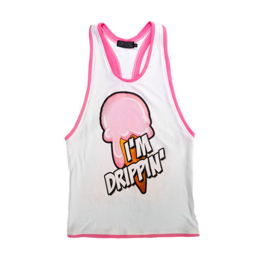 Drippin' Ice Cream Racerback